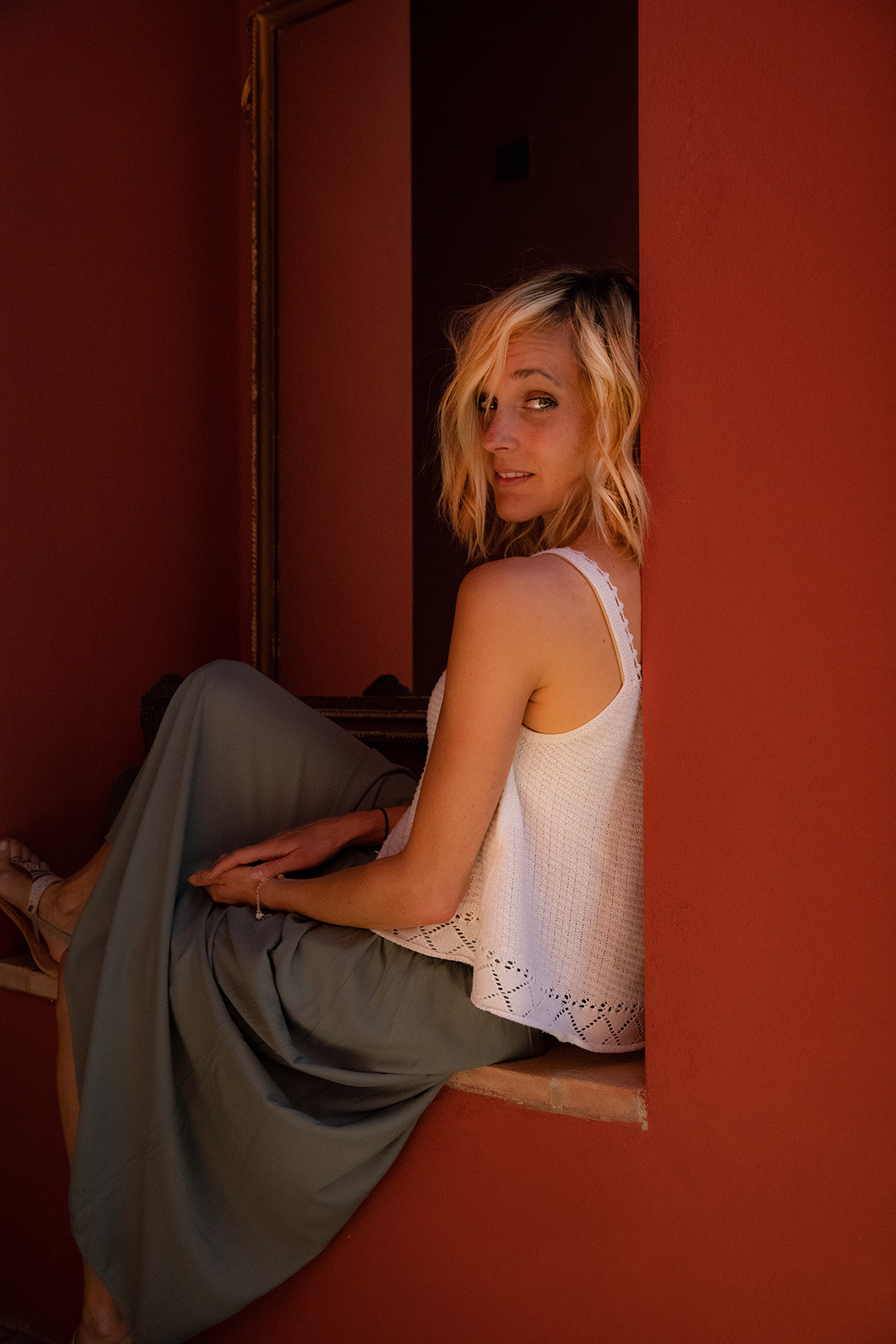 Portraits Photograph Of Diana Made in Tuscany Italy, Outdoor Shooting, artistic fashion photography